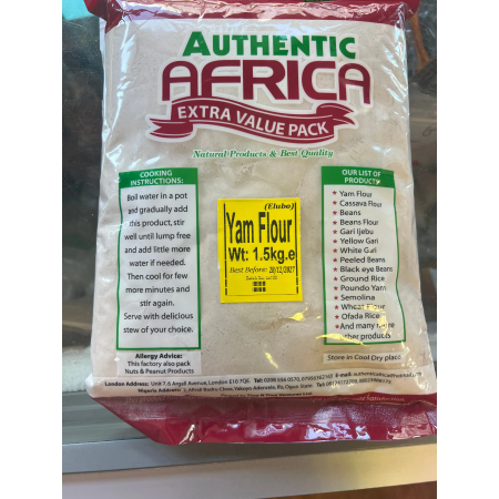 Authentic African Yam Flour (Elubo) 1.5kg